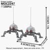 MOOXI Space Wars Series Robot Model MOC Brick DIY Diorama Adult Children Toys Building Block Set Montessori Gift Room Decoration