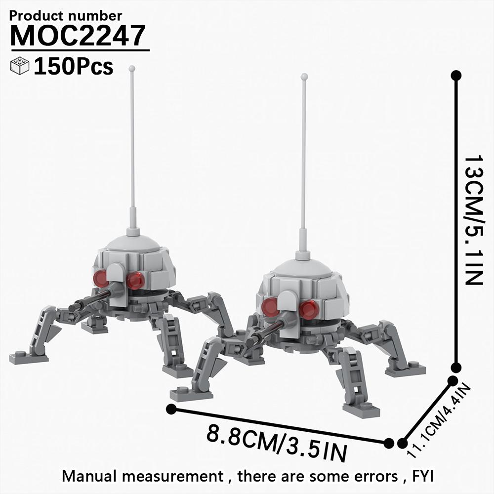 MOOXI Space Wars Series Robot Model MOC Brick DIY Diorama Adult Children Toys Building Block Set Montessori Gift Room Decoration