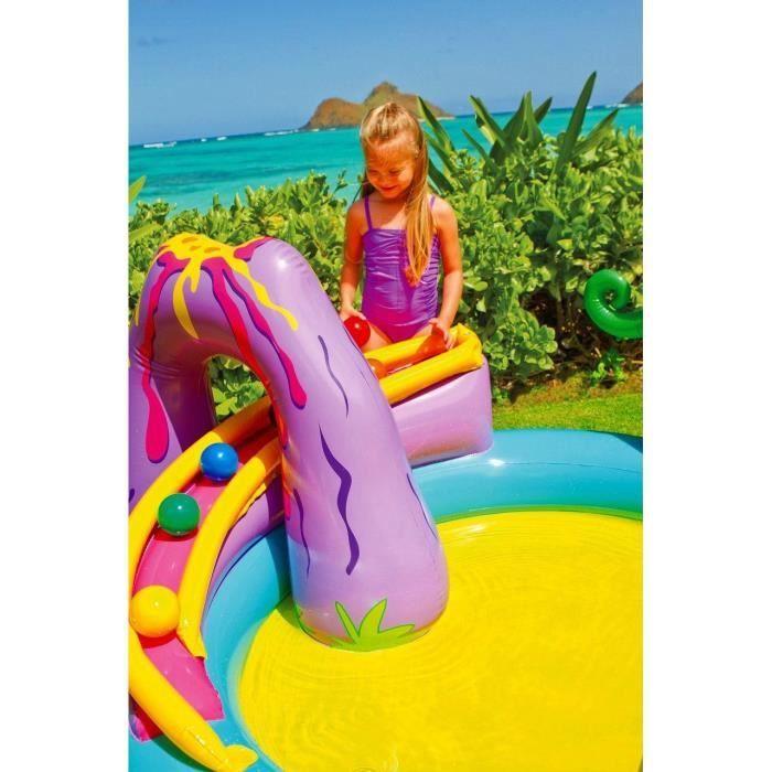 Intex Dinoland Piscine Gonflable Aire De Jeux Pour Enfants Piscine De Jardin 90805