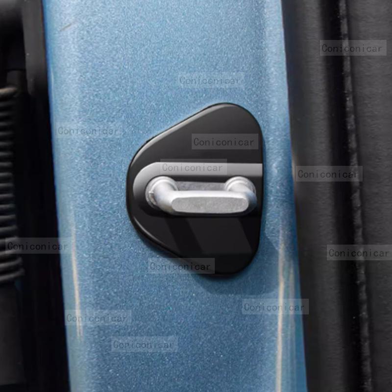 Auto Car Door Lock Protect Cover Emblems Case Stainless Steel Decoration For GEELY TUGELLA -2025 Protection Accessories