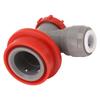 5Celsius16 Inch Double Tight Push In Quick Connector Adapter Push In Fitting   Lock Quick Disconnect