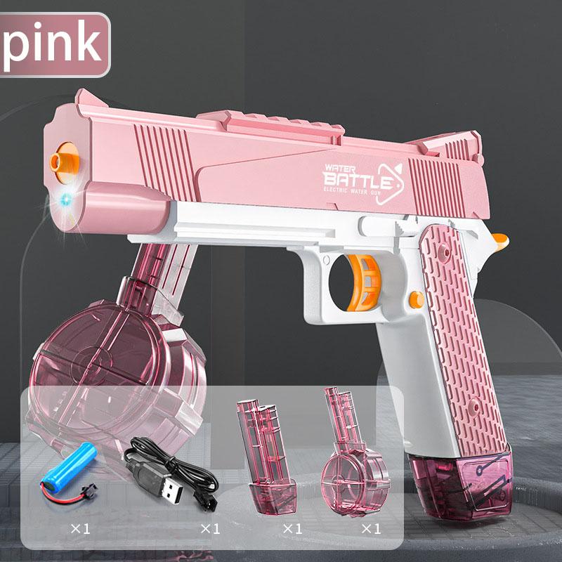M1911 Electric Water Guns Pistol Toy Squirt Guns, Pool Beach Shooting Games Outdoor Toys, Water Blaster Pistol for Kids Adult
