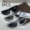 3PCS Sports Glasses Y2K Style UV Protection for Running Baseball Durable PC Frame Lens