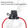 2Pcs Waterproof Mini Inline Fuse Holder 12/14/16 Gauge AWG Wire ATM Blade Small Fuse 10A 20A 30A for Car Boat RV Tractor Truck Fuse Holders1