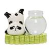 1PC Ornament Vibrant Vase Living Room Panda Gift Tea Table Ornament Desktop Hydroponic Home Adorn