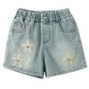 Girls' Denim Shorts Summer Outfit
