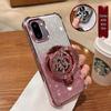 OnePlus ACE6T Phone Case: Full Coverage Mirror with Rotating Stand & Bracelet for OnePlus 15 - Creative, Internet Celebrity Style