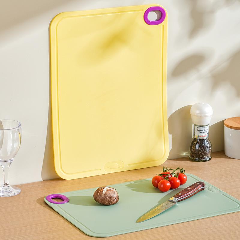 Tabla de cortar plegable antibacteriana de TPU antideslizante: De doble cara, Antimoho, Ideal para comida de bebé y más