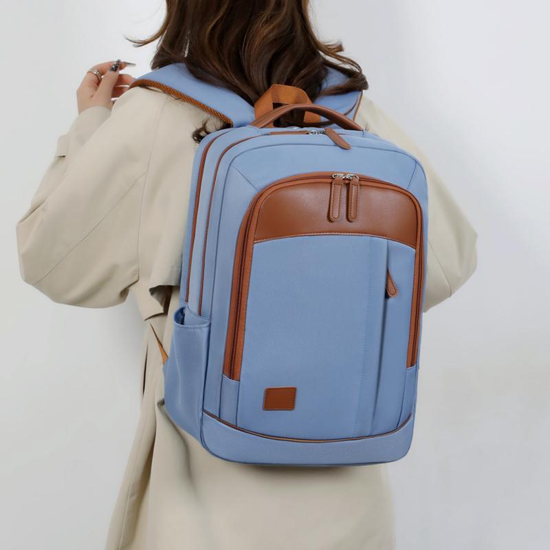 Unisex Large Capacity Laptop Backpack – Lightweight & Stylish Carry-On Bag for Business Trips & Commute