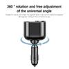 90W Car Charger QC3.0 PD Fast Charging Adapter Phone Chargers with Digital Display Cigarette Lighter Auto Accessories