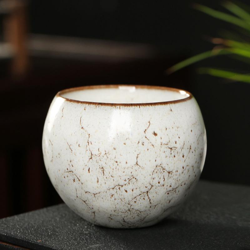 Japanese Style Ceramic Tea Cup Kiln Transformation Kung Fu Heat-proof Tea Bowl Household Pottery Coffee Mug Wine Drinkware New