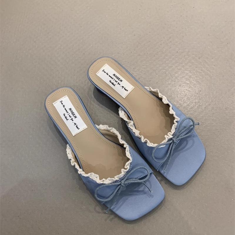 Fashion 2025 Fashion Ladies Shoes Open Toe Women's Slippers Summer Outdoor Dress New Elegant Comfortable Best Seller High Heels Zapatos