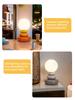 LED Pink/blue/orangr/green/white Lampshade Mood Lighting Table lamp,Bedroom Bedside Lamp,Night Light,Nordic Desk Decorating Item