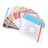 50pcs Crochet Card Deck Crochet Hook Book Crochet Patterns Card Deck for Beginners