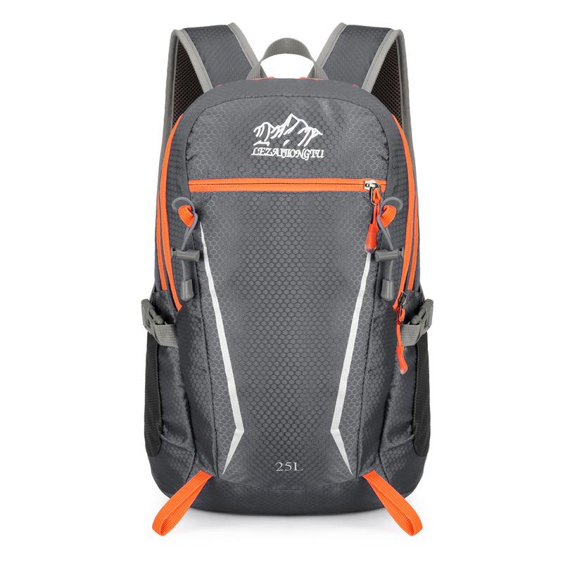 Foldable Water-Repellent Lightweight Outdoor Backpack for Cycling & Hiking 20-35L серый
