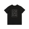 Geulaepigseu Stockholm Black Short Sleeve T-Shirt