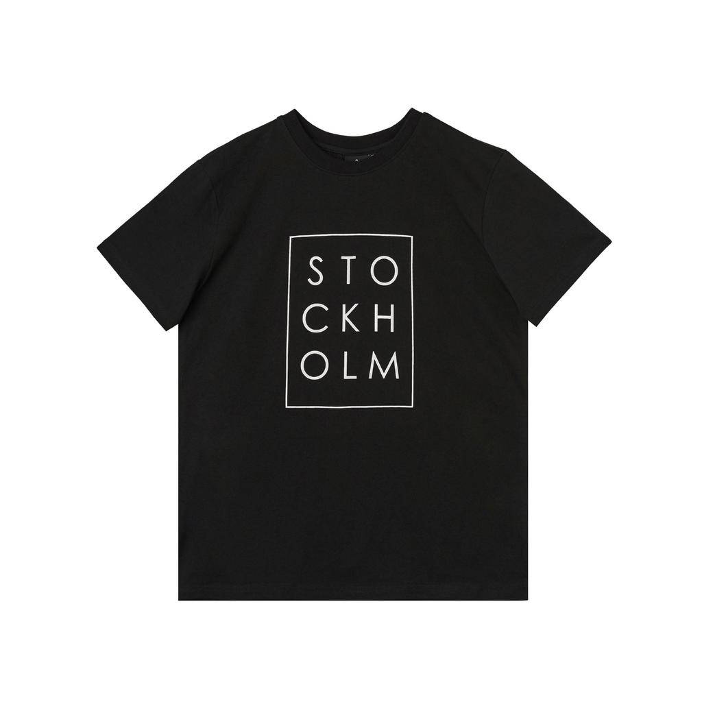 Geulaepigseu Stockholm Black Short Sleeve T-Shirt