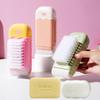 Soap Foaming Box With Roller, Easy To Clean, Multifunctional Foam Soap Box, Waterproof Design, Suitable For Soap Bathroom Toilet