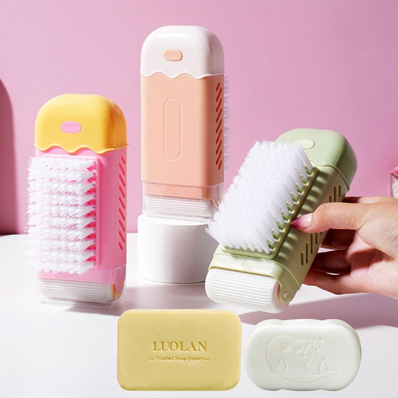 Soap Foaming Box With Roller, Easy To Clean, Multifunctional Foam Soap Box, Waterproof Design, Suitable For Soap Bathroom Toilet