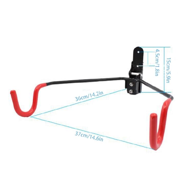 Bike Storage Foldable Cycle Bike Hanger Rack Wall Rack Garage Road Bike Brackets