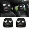 Kids Friendly Automotive Headrest Protectors with Playful Cartoon Design Easy Install Interior Decors for Vehicles