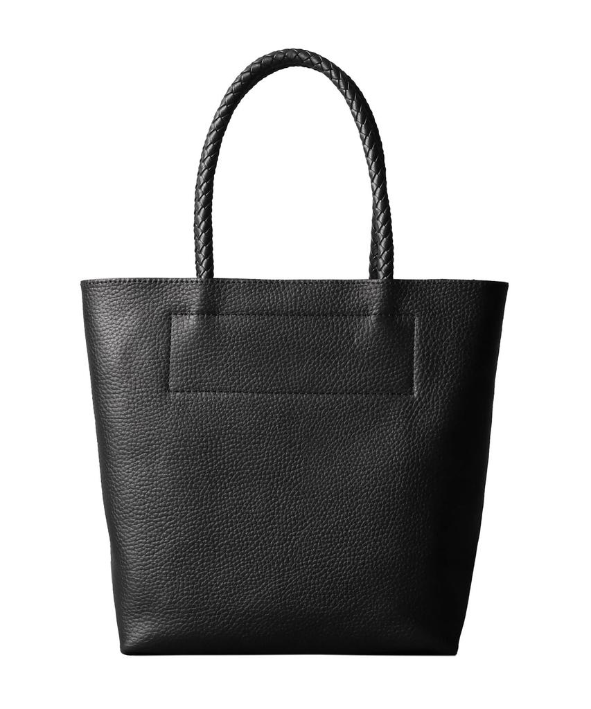 Hirofu Tote Bag Leather Tote Genuine Leather Black 01 [Chesta] Bag, Medium, (Product Number P25-30008) P2530008, Women's, (019)
