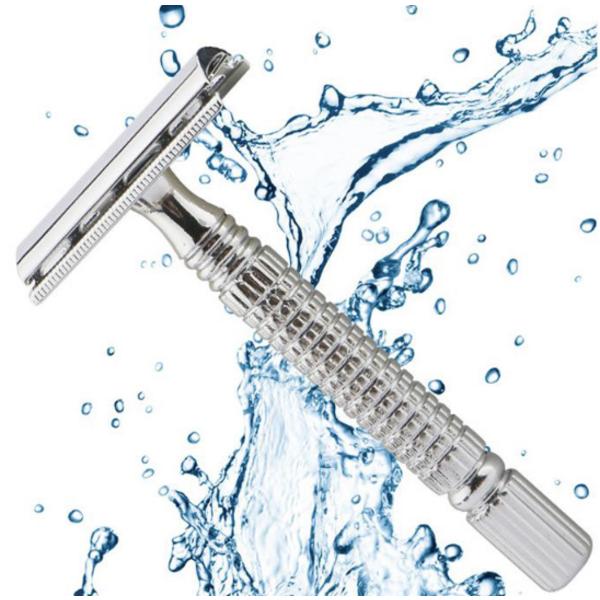 Comery Classic Safety Double Blade B0587 02 Razor + Razor Blade 10p, 1 set ,Korean razor blade