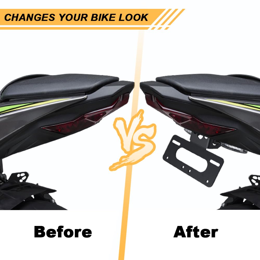 REARACE Fit Motorcycle Fender Eliminator 2025 2024 2023 2022 2021 2020 2019 ZX-6R 636,