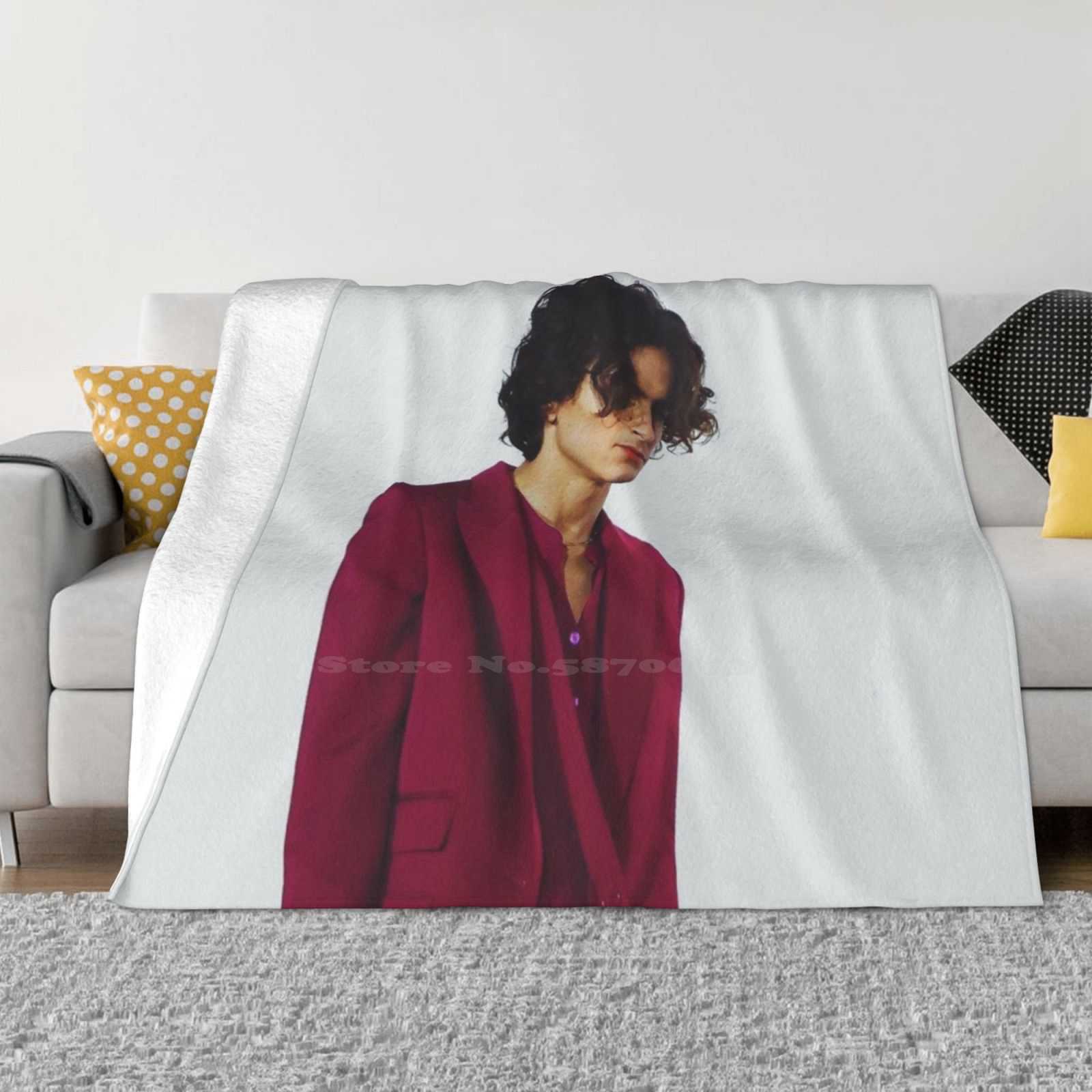 Timothee Chalamet Four Seasons Comfortable Warm Soft Blanket Timothee Chalamet The King Timmy Little Women Call Me By Your Name 30x40in