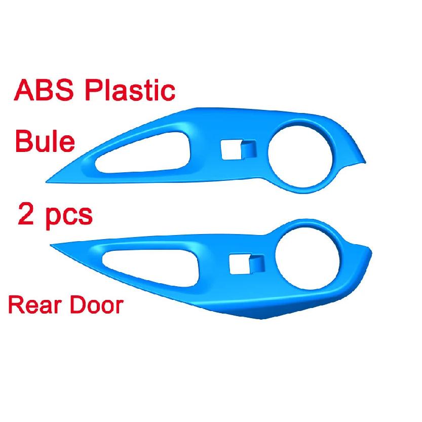 ABS/Steel Window Glass Lift Switch Panel Cover Trim Decoration Lamp Frame Sticker For Toyota Corolla Cross XG10 2024+