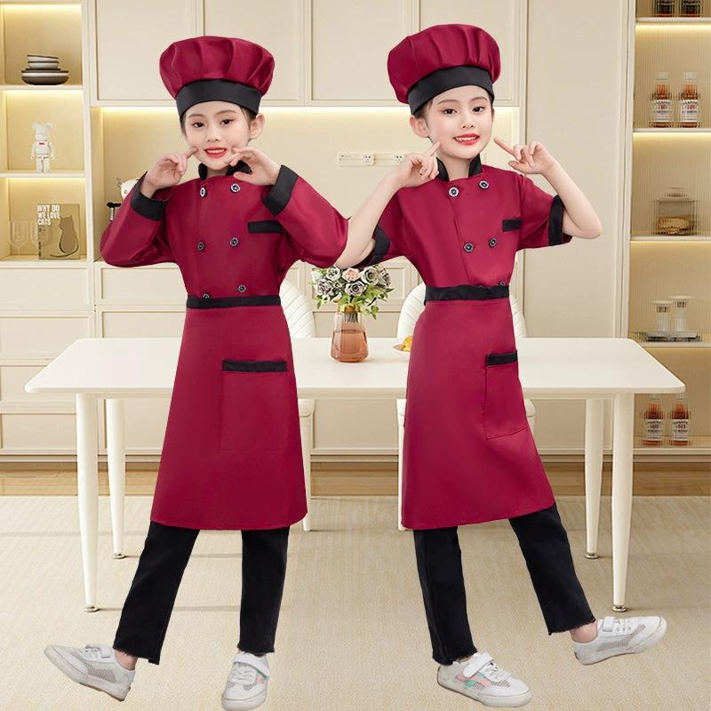 Children's Chef Costumes Children's Costumes Children's Games Professional Costumes Performances Children's Little Chef Costumes
