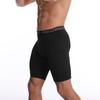 Men Black Skinny Running Sports Tights Shorts With Pockets Base Layer Fitness White Underwear Athletic Training Pants Leggings