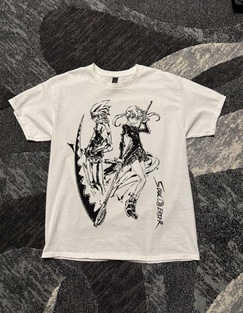 Y2k Vintage Tshirt High Street Anime Harajuku Short Sleeve Fashion Print Cotton Tshirt Street Wear Casual Loose Top Unisex S