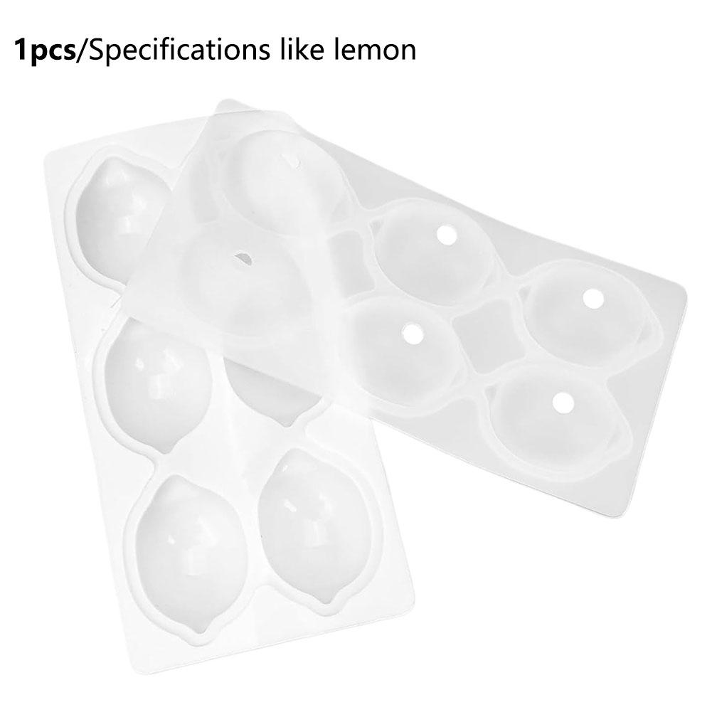 3D Fruit Shape Mango Lemon Silicone Mold for Baking Pastry Chocolate Candy Pudding Ice Cream Dessert Jelly Candle Soap Cake Tool