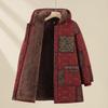 Yalu 2025 Damen Mittellanger Winter Baumwollmantel mit Kapuze