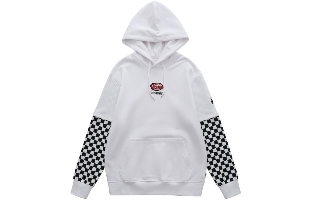 Vans Sweatshirts Unisex White Hooded Moderate Mock Two Piece VN0A7Q13WHT