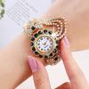 Rhinestone Quartz Watch Shiny Fashion Stable Performance Bracelet Watch for Daily Life