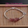 VENTFILLE 925 Sterling Silver Geometric Square Round Bead Bracelet For Women Personality Temperament Simple Hand Jewelry Party