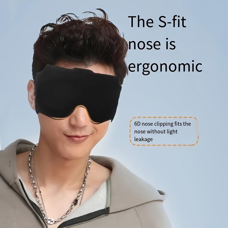 Ultimate Sleep Mask- Adjustable 3D Contour Eye Cover, Perfect Light Blocking for Uninterrupted Sleep, Shift Work, Napping, Breathable Night Eye Mask,