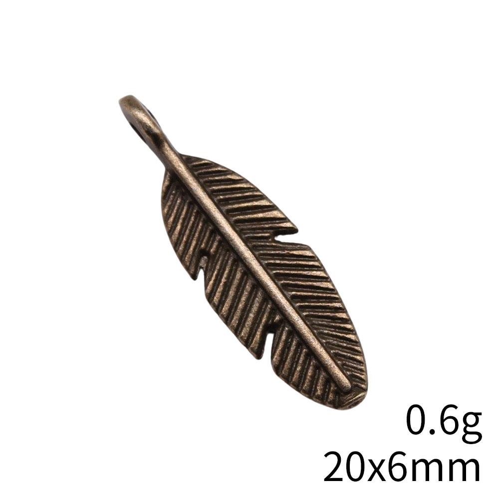 NewArrivals Charms Jewerly Making Feathers Leaf Charms Pendant Ornaments For Home Car Pendant