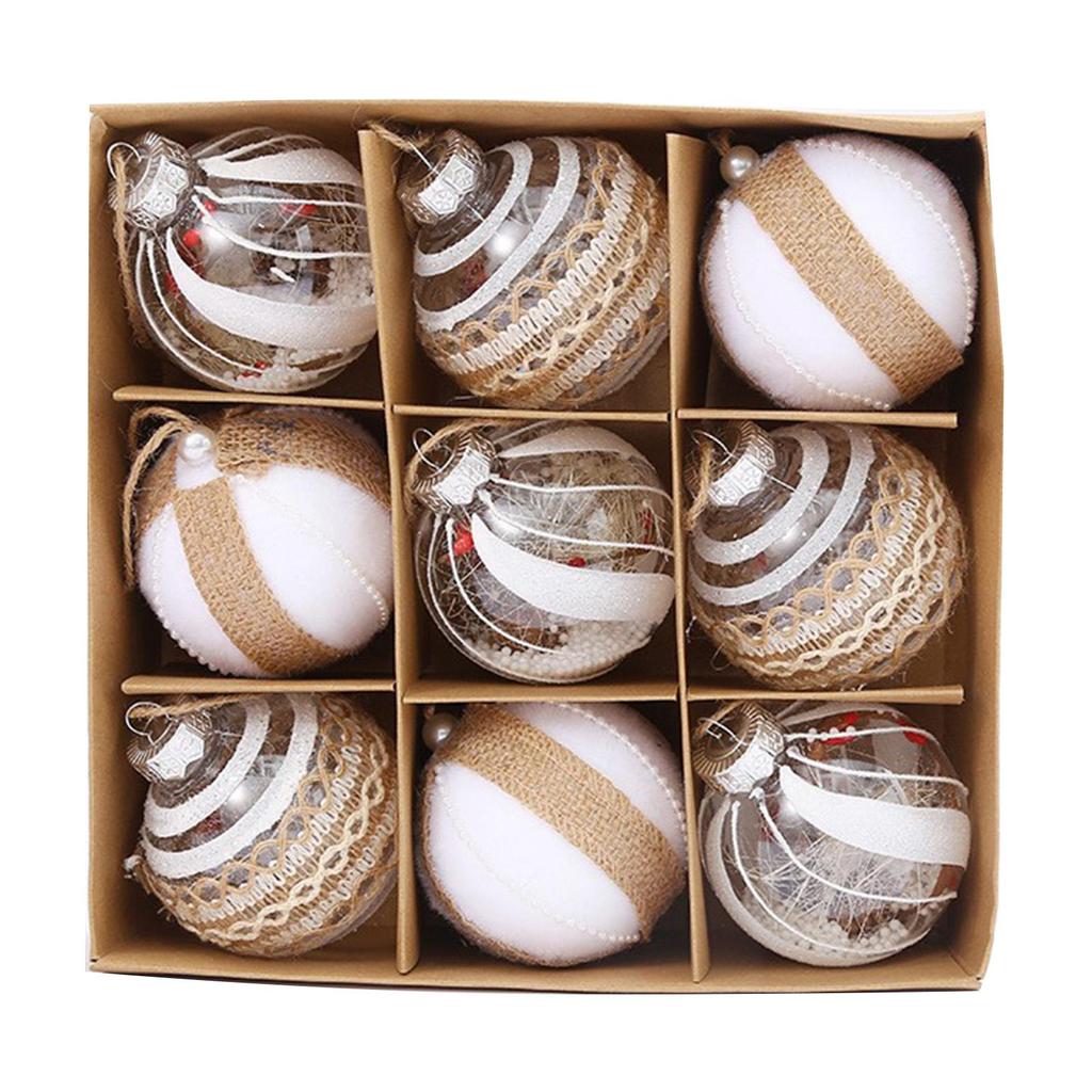 Home Christmas Balls Kit Ornaments Set Wedding Xmas