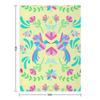 Colorful Otomi Design Collection, Otomi Motif Premade Scene, Otomi Design Pattern Throw Blanket Soft Beds Warm Blankets