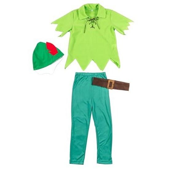 Clearstone Cosplay Halloween Fantasy Junge Kinder 120cm Grün