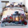 3D Merry Christmas Duvet Cover Set And Pillowcase(s) KingQueenDouble Quilt Covers Set 3D Bedding Sets Queen Size 2-3pcs