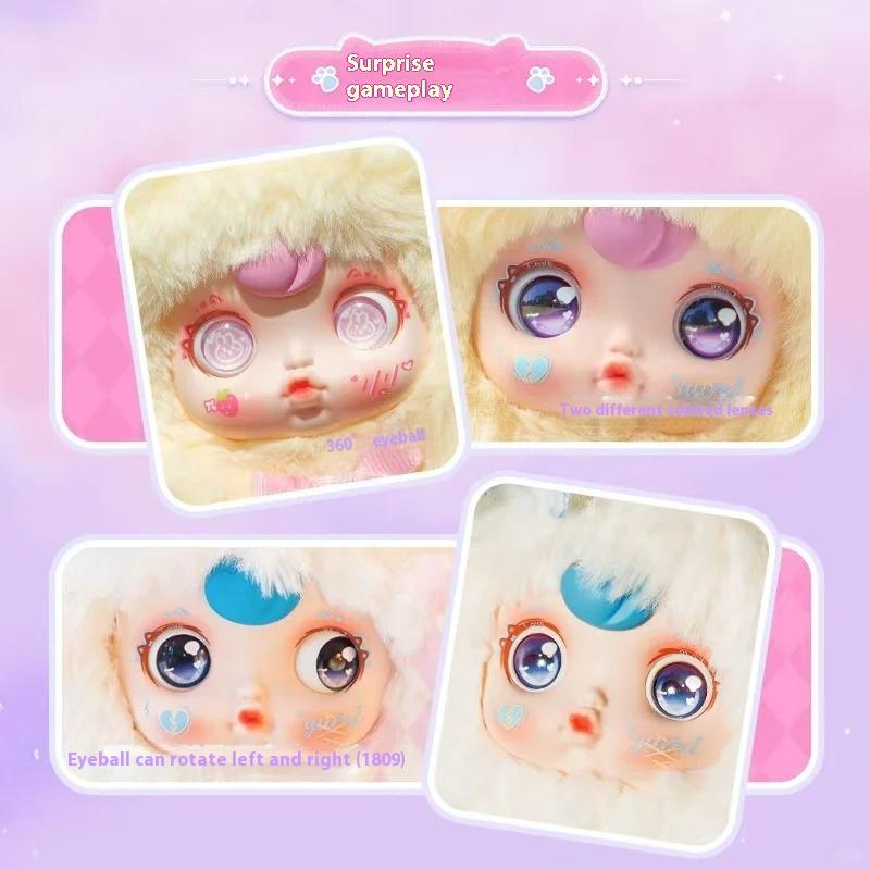 Yumi Hug Together Sleep Series Plush Keychain Blind Box Cute Vinyl Doll Figures Collectible Toys Birthday Gifts