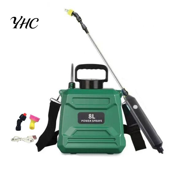 Wiederaufladbarer Elektrischer Sprüher 1,3 Gallonen/2,1 Gallonen Eingebaute 18650mAh Batterie Garten Feiner Nebel mit Teleskop-Sprühstab für Pflanzenbewässerung