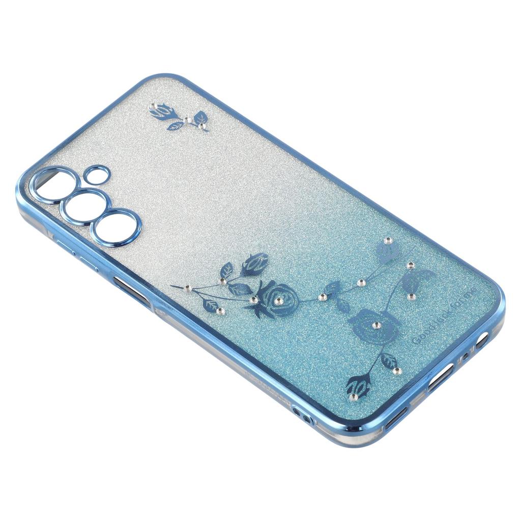 KADEM For Samsung Galaxy A54 5G Shockproof Phone Case TPU Glitter Phone Cover with Strap