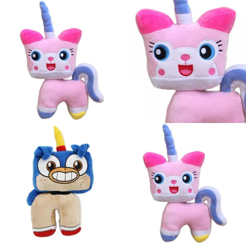 Perfect Gift For Children 11.8in Cartoon Unikitty Plush Toy Unicorn Cat Dog