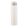 Zojirushi Thermos Bottle 600ml One-Touch Mug Lightweight Compact Standard Type Insulation Cooling Pale White SM-SF60-WM