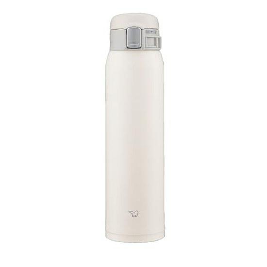 Zojirushi Thermos Bottle 600ml One-Touch Mug Lightweight Compact Standard Type Insulation Cooling Pale White SM-SF60-WM